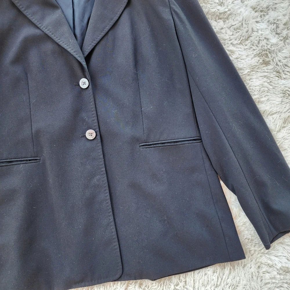 Michael‎ Kors Womens Black Double Button Blazer
